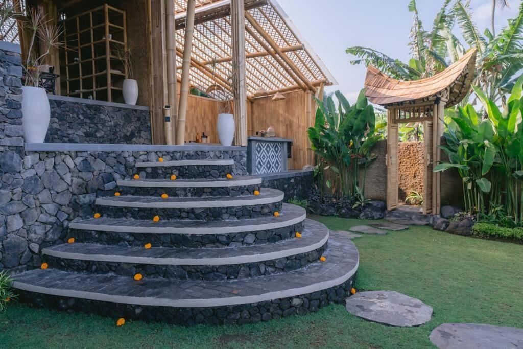 Selat Makerti Bali~Bamboo Houseヴィラ エクステリア 写真