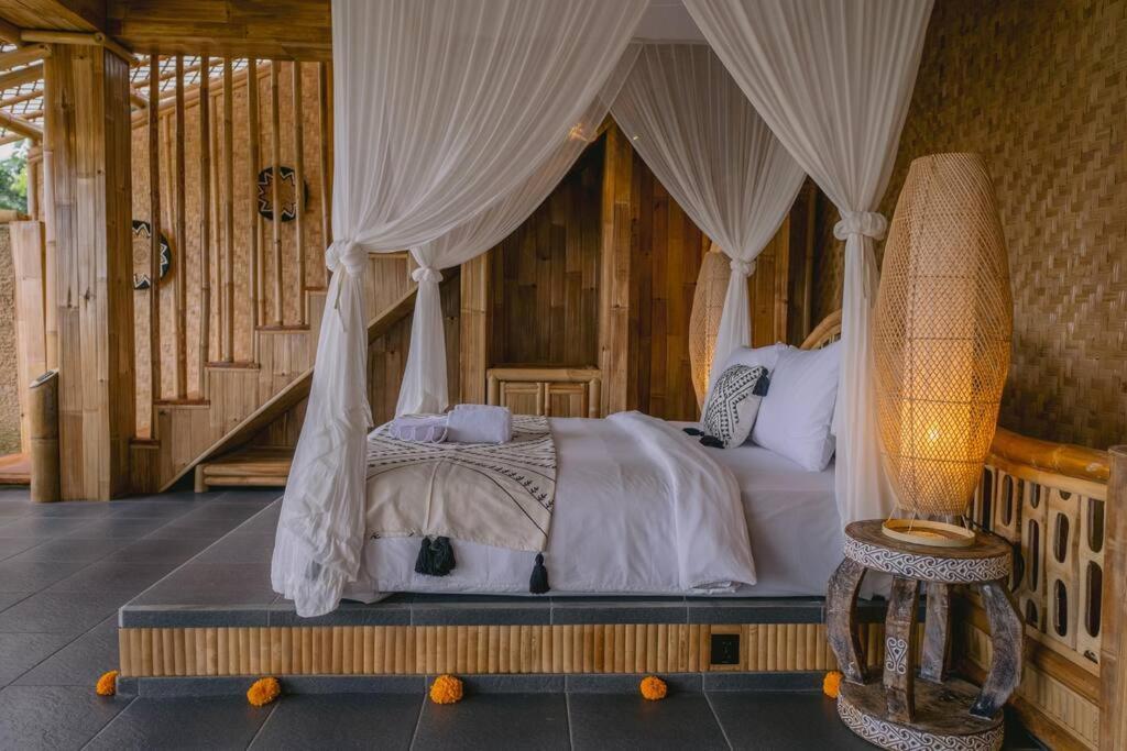 Selat Makerti Bali~Bamboo Houseヴィラ エクステリア 写真