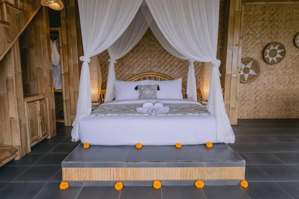 Selat Makerti Bali~Bamboo Houseヴィラ エクステリア 写真