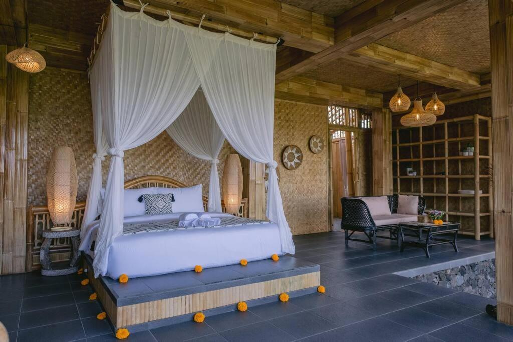 Selat Makerti Bali~Bamboo Houseヴィラ エクステリア 写真