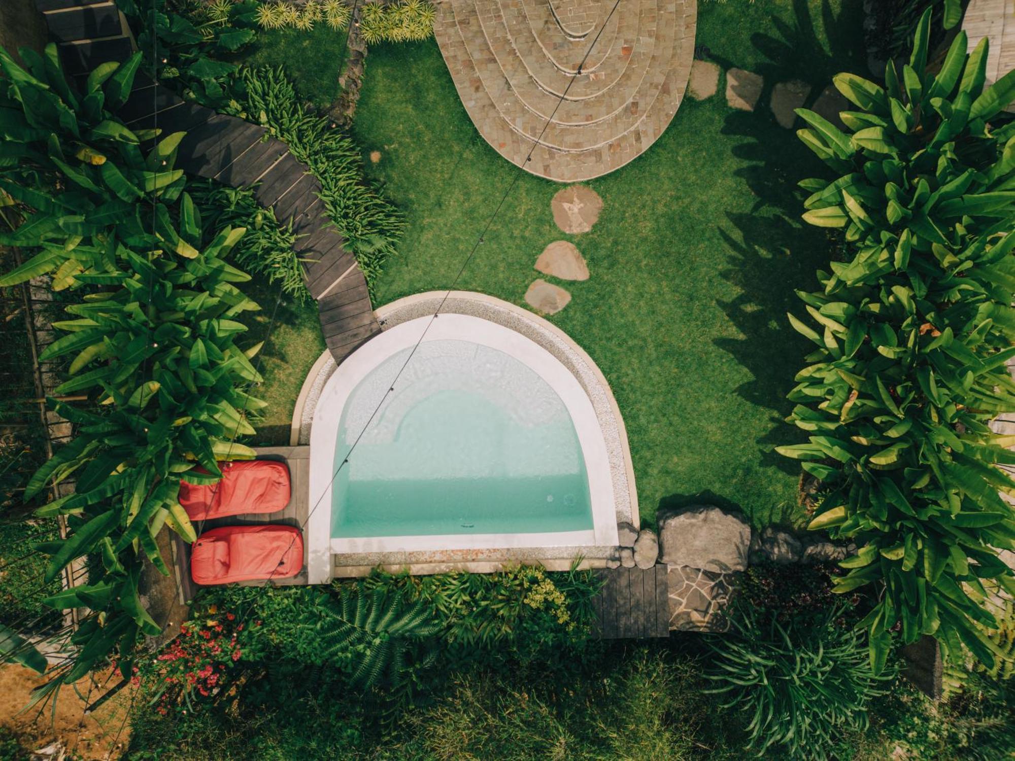 Selat Makerti Bali~Bamboo Houseヴィラ エクステリア 写真