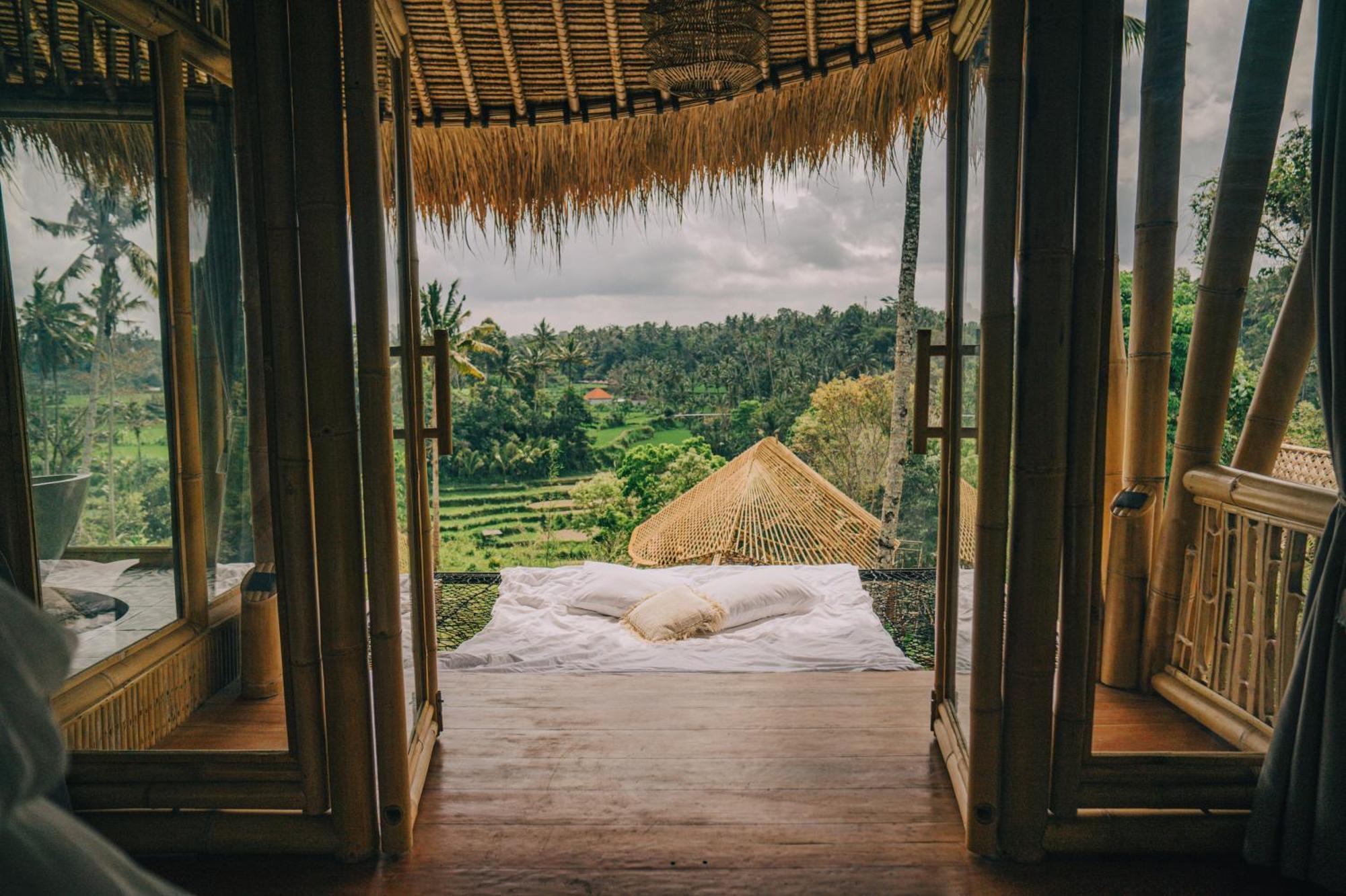 Selat Makerti Bali~Bamboo Houseヴィラ エクステリア 写真